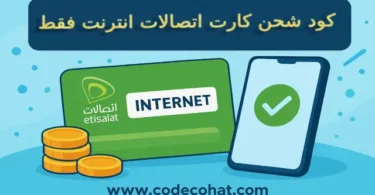 شرح خطوات شحن كارت اتصالات نت فقط بسهولة وسرعة باستخدام الكود الصحيح