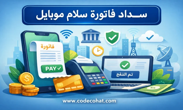 سداد فاتورة سلام موبايل باستخدام رمز سداد سلام