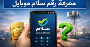 طريقة معرفة رقم شريحة سلام موبايل بالكود