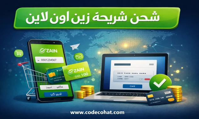 كيفية شحن رصيد زين عبر الإنترنت أو الكود